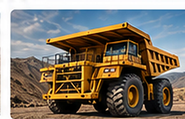 Heavy mining truck